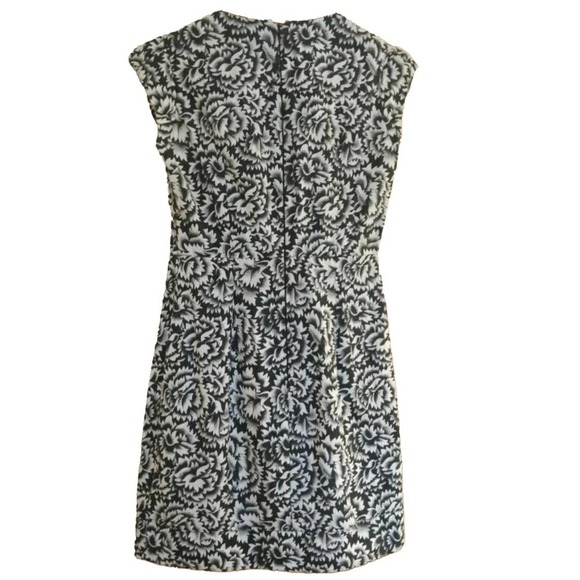 French Connection Mini Dress Floral Jacquard Rose Print Daisy Print Mini Dress - Picture 10 of 10